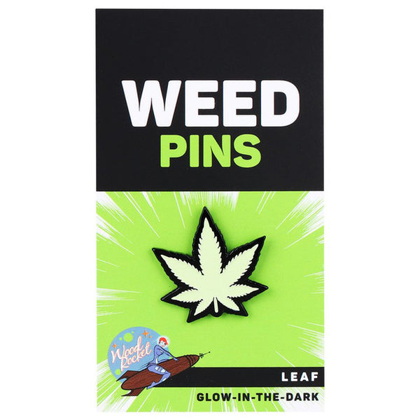 Wood Rocket -  Hemp Leaf Soft Enamel Lapel Pin (CL755)