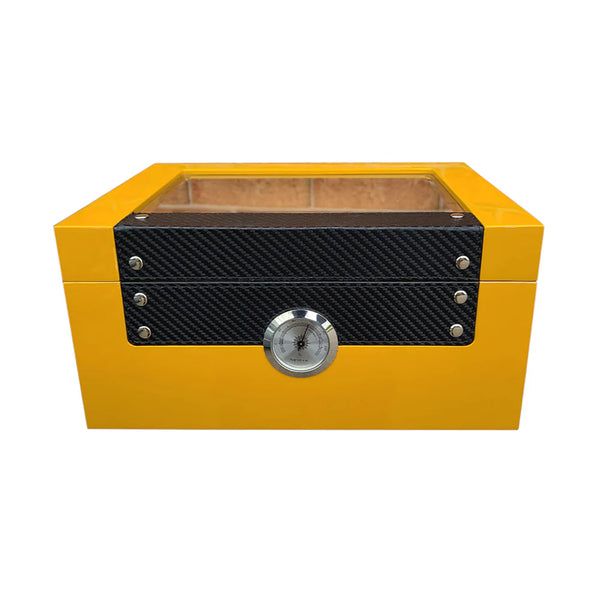 Just Cigars Yellow Button Humidor