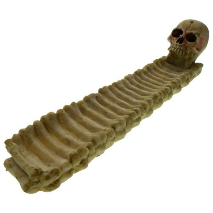 11" Incense Burner - Skull w/ Skeleton (IB 630) - SmokeTime