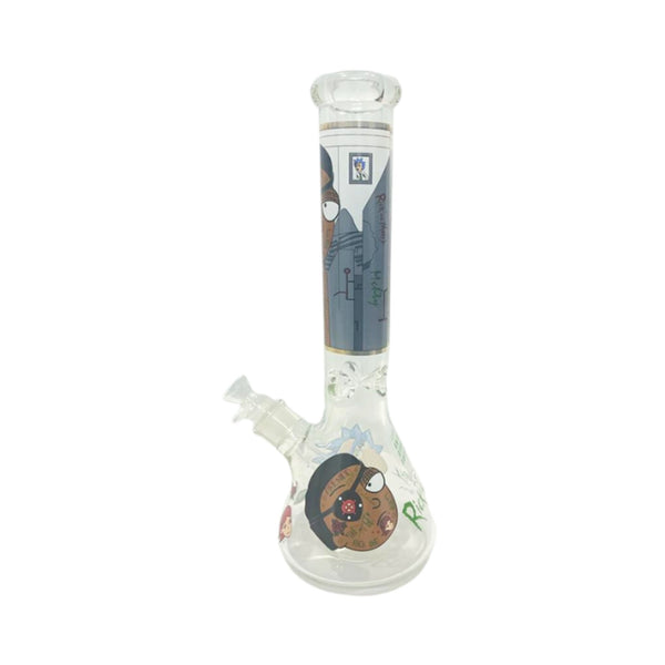 14" 7mm Inmate Dude Glass Beaker Bong (MB 013) - SmokeTime