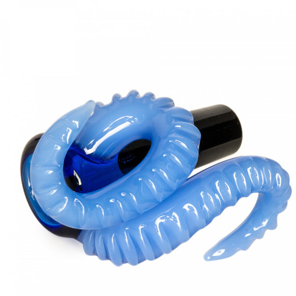 14mm Red Eye Glass Dual Tentacle Pull-Out (176) - SmokeTime
