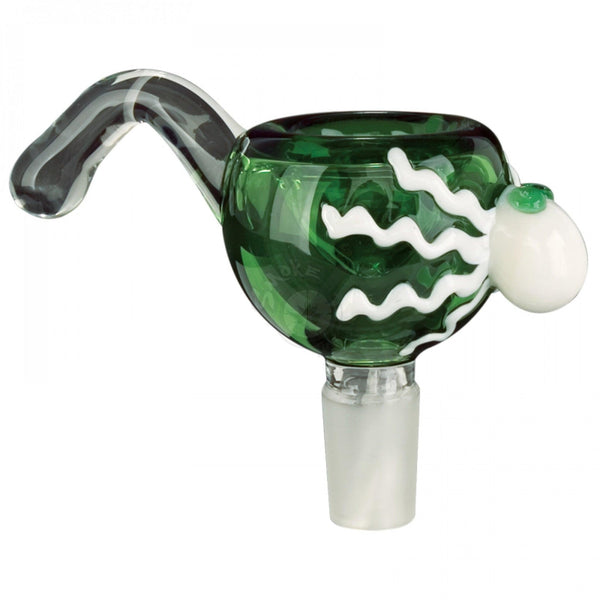 octopus tobacco bowl Glass Smoking Pipe Handblown Murky Waters Studio Hand washing is recommended Vagabond House Pewter Octopus with