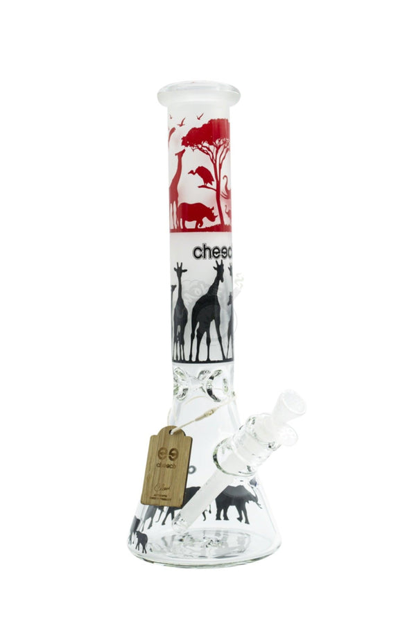 15” Cheech Sandblasted Safari Beaker (CHE-162) - SmokeTime