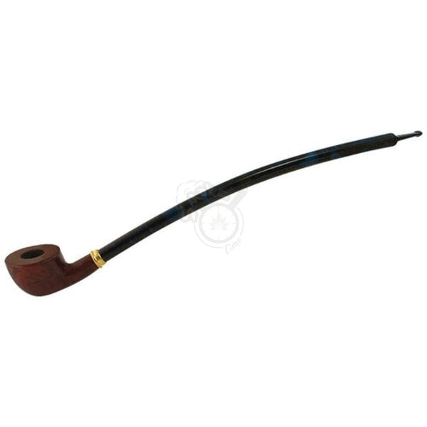 15" Curved Pear Style Rosewood Shire Pipe (PP448) - SmokeTime