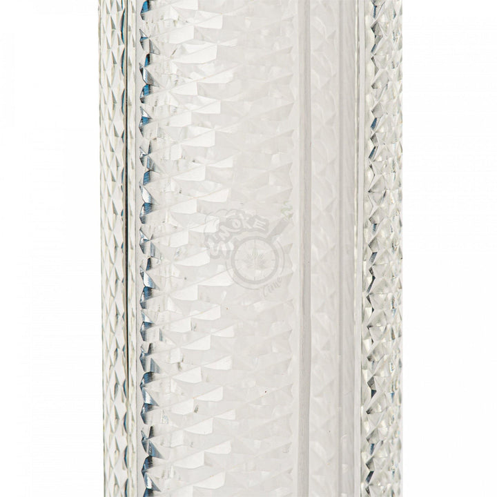 15" REDEYE TEK Traditions Series Beaker Tube W/Facetted Quarter Pattern Details - SmokeTime