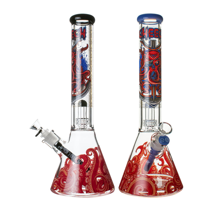 16” CHEECH 12MM KRAKEN DECAL BEAKER (CA-059) - SmokeTime