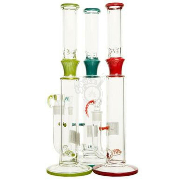17" Stem Line Glass Percolator - 4 Colors Available - SmokeTime