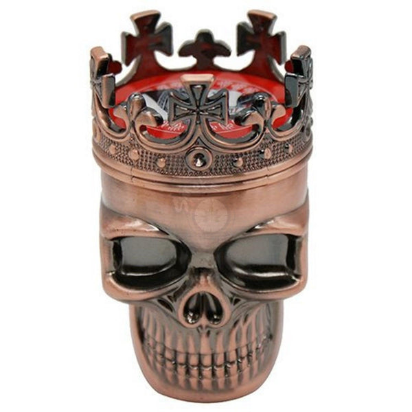 3 Piece Skull Head Grinder 45mm - SmokeTime