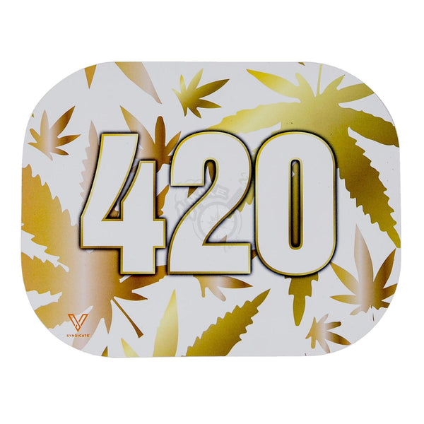 420 Gold Magnetic Tray Lid - SmokeTime