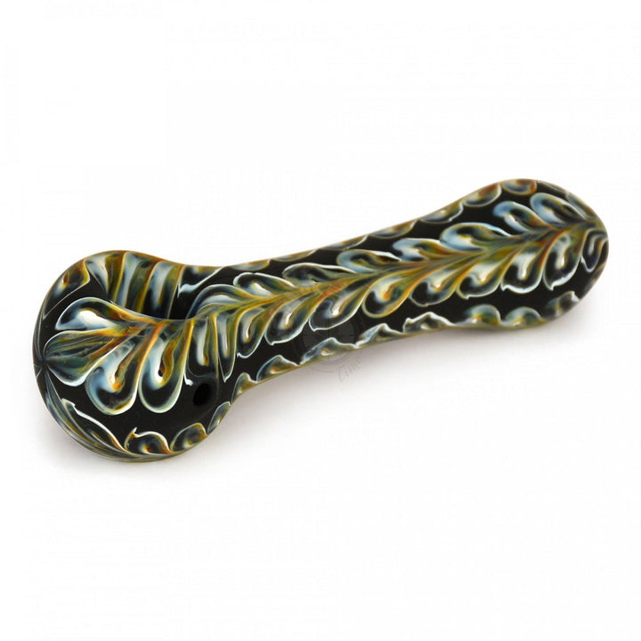 4.5" Frosted Paisley Hand Pipe - SmokeTime