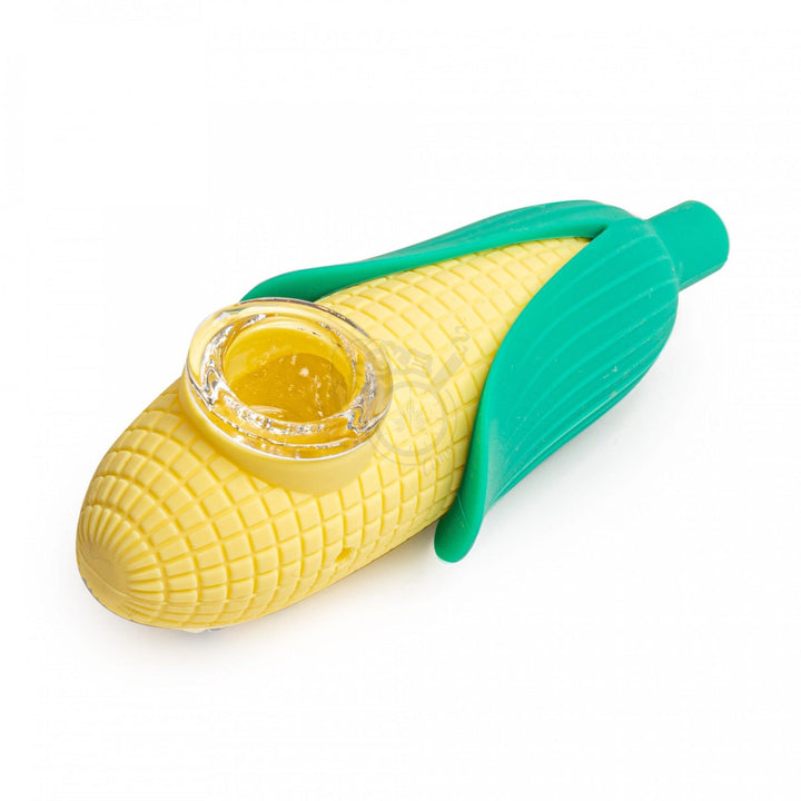 4.5" Silicone Corn On The Cob Hand Pipe (TS168) - SmokeTime