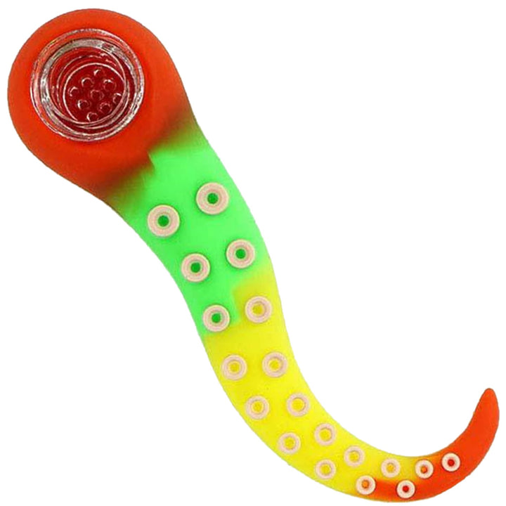 4.5" Silicone Tentacle Pipe (HP011) - SmokeTime