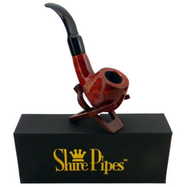 5" Bent Apple Rosewood Shire Pipe (PP331) - SmokeTime