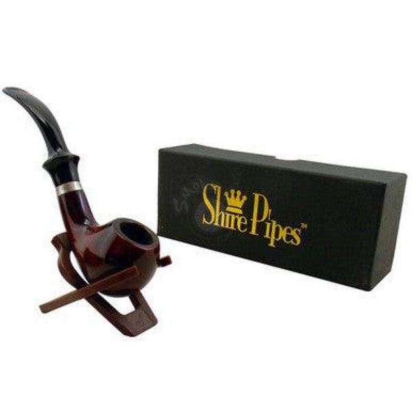 5.25" Tomato Rosewood Shire Pipe (PP108) - SmokeTime