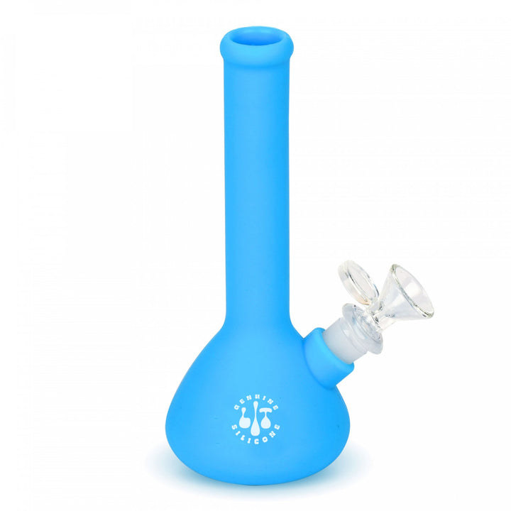 7.5" Beaker Water Pipe -LIT Silicone - SmokeTime