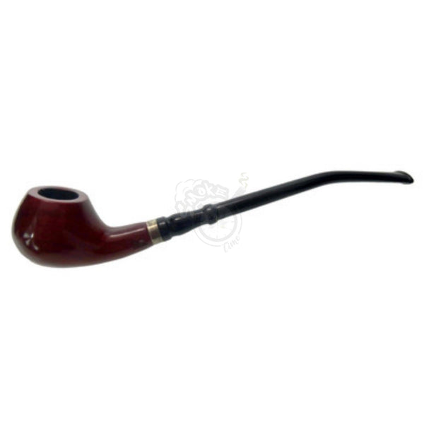 7.5" Bent Churchwarden Rosewood Shire Pipe (PP102) - SmokeTime