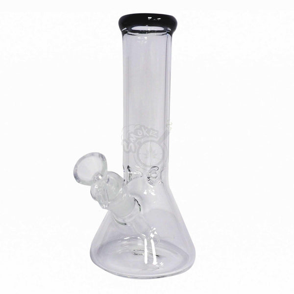 8" Water Pipe Colored Crown with Ice Catcher - SmokeTime