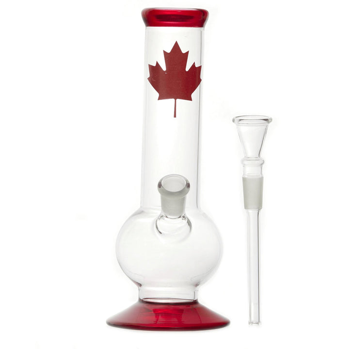 8.5" Canada Leaf Bong (1354B) - SmokeTime