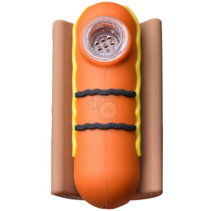 8CM Hot-Dog Silicone Pipe (SRS-638) - SmokeTime