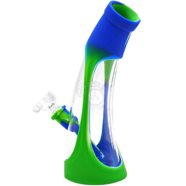 9" Silicone Glass Bong (SRS-500) - SmokeTime