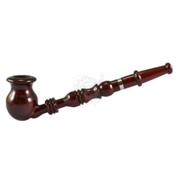 9" Vase Bowl Rosewood Churchwarden Shire Pipe (PP313) - SmokeTime