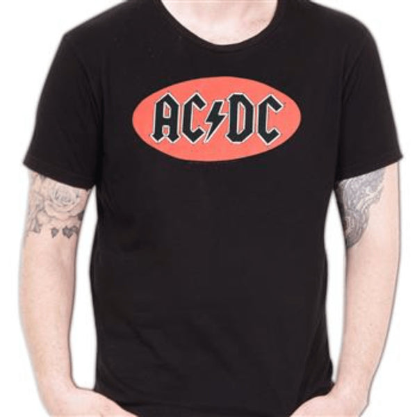 AC/DC Oval Logo T-Shirt - SmokeTime