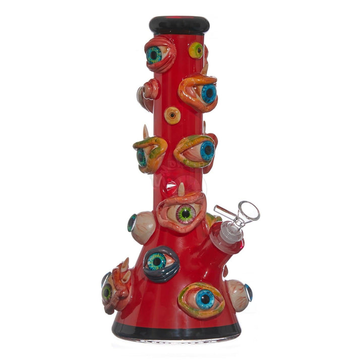 All Seeing Eyes Glass Beaker - SmokeTime