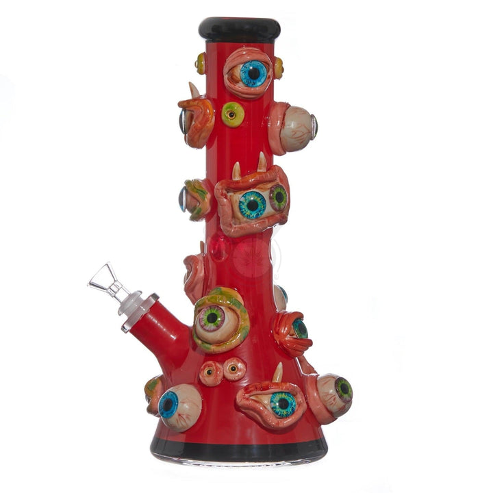 All Seeing Eyes Glass Beaker - SmokeTime