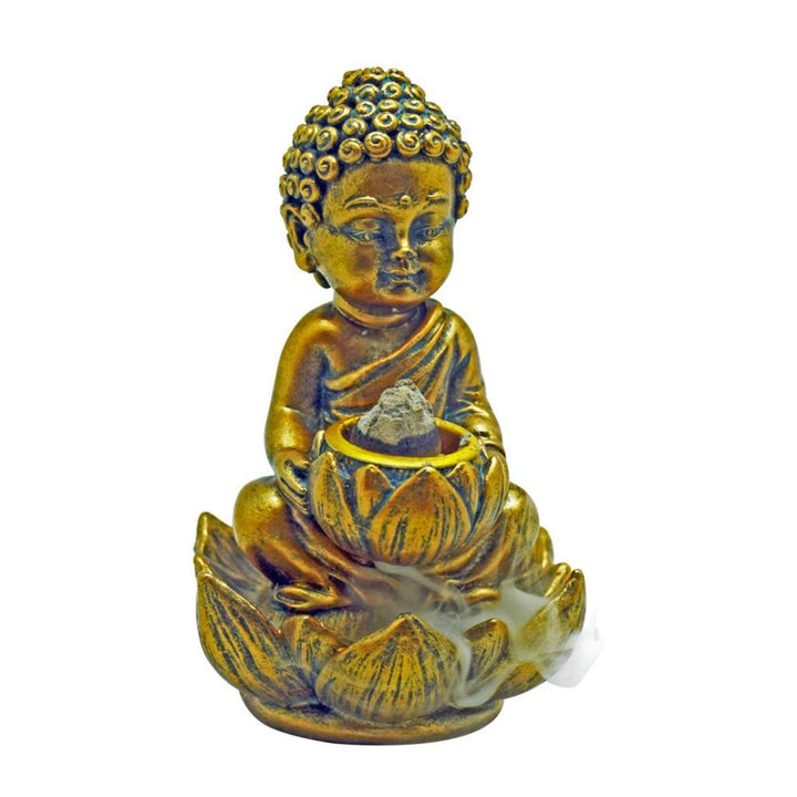 Baby Buddha Backflow Incense Burner (IB-2903) - SmokeTime