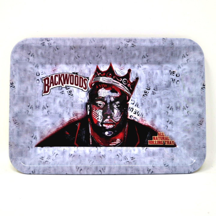 Backwoods Notorious B.I.G Metal Rolling Tray - Small - SmokeTime