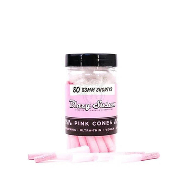 Blazy Susan 53mm Short Cones - 50 in a pack - Pink - SmokeTime