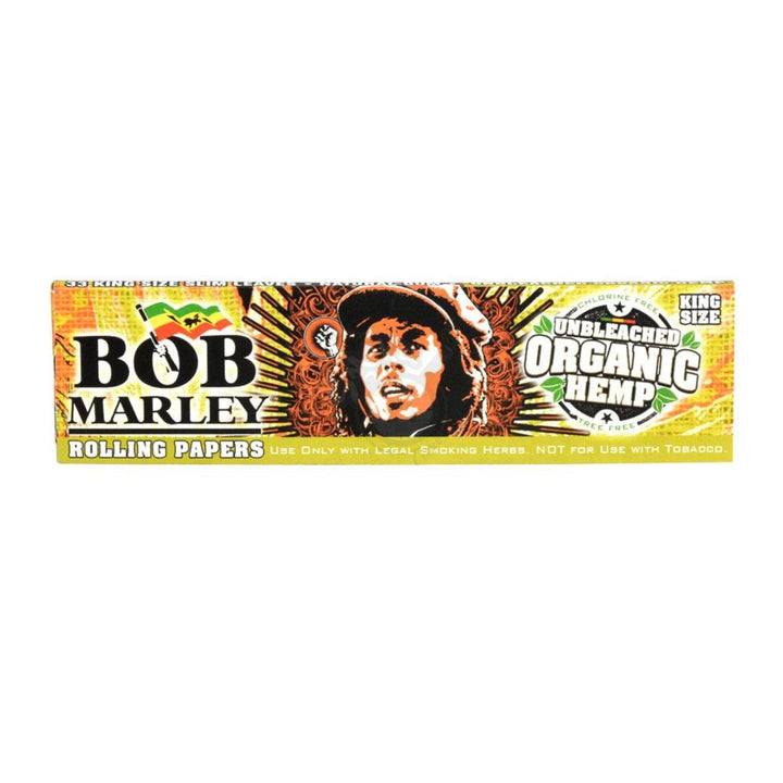 Bob Marley King Sized Rolling Papers Organic Hemp - SmokeTime