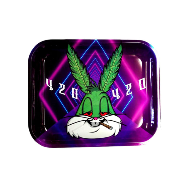 Bugs Bunny 420 Buddy Metal Rolling Tray - Large - SmokeTime