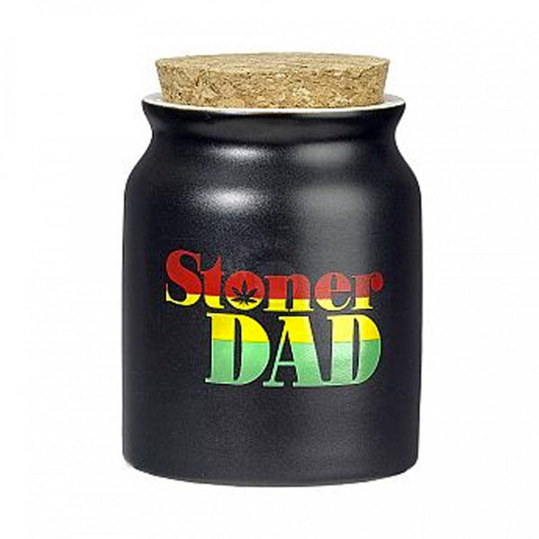 Ceramic Storage Jar - Stoner Dad - SmokeTime