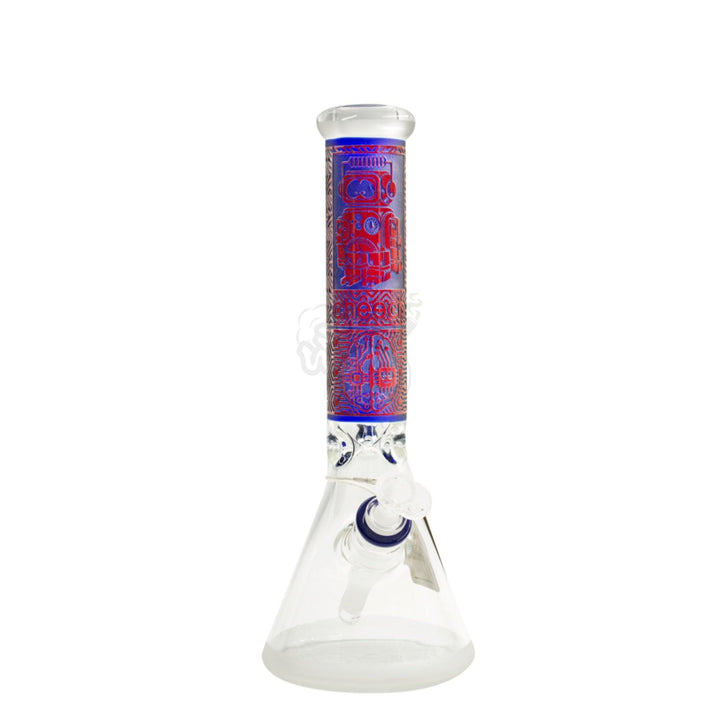 Cheech 13" Robot Sandblast Beaker - SmokeTime