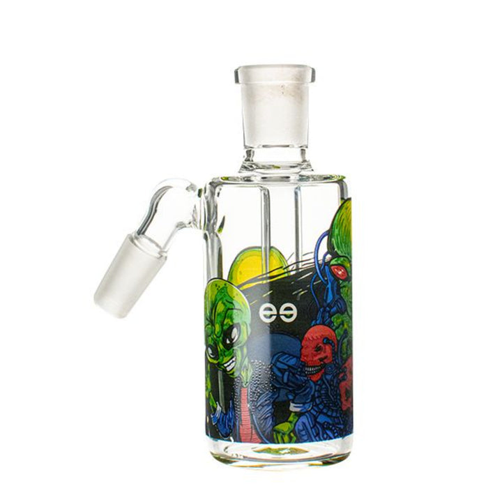 Cheech 14mm Alien Decal Ashcatcher (CHB-057) - SmokeTime