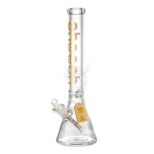Cheech 18" Beaker w/ Gold Logo 7mm - SmokeTime