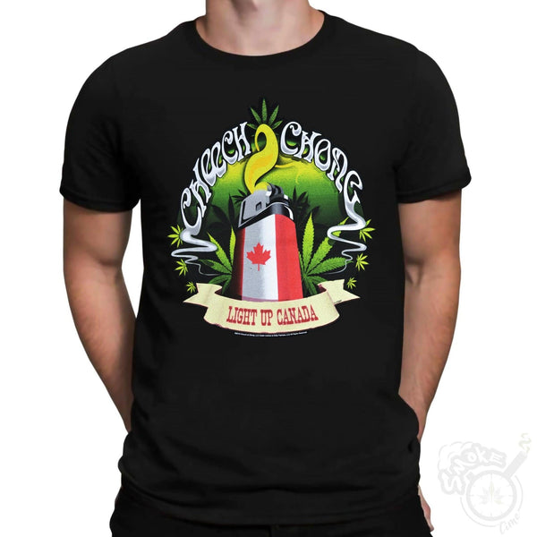 Cheech and Chong "Light Up Canada" T-Shirt - SmokeTime