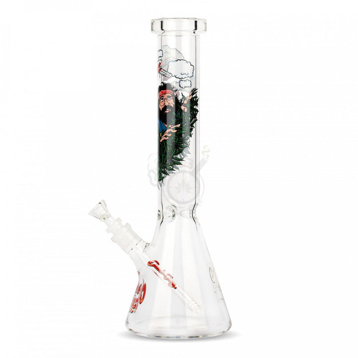 Cheech & Chong Glass 15" Fields of Green Beaker Tube (CC141) - SmokeTime