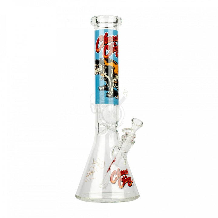 Cheech & Chong Glass 15" Tall The Lab Beaker Tube W/Iconic Artwork & Signat - SmokeTime