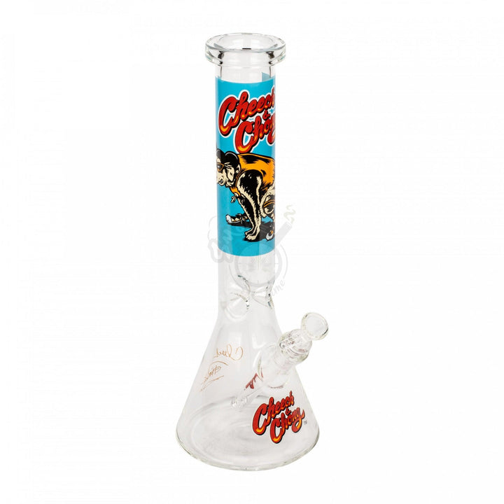 Cheech & Chong Glass 15" Tall The Lab Beaker Tube W/Iconic Artwork & Signat - SmokeTime