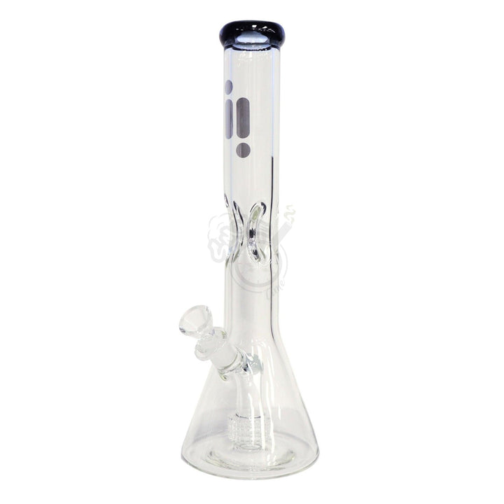 Cheech & Chong Glass 16" Water Pipe with Barrel Perc and Ice Catcher - SmokeTime