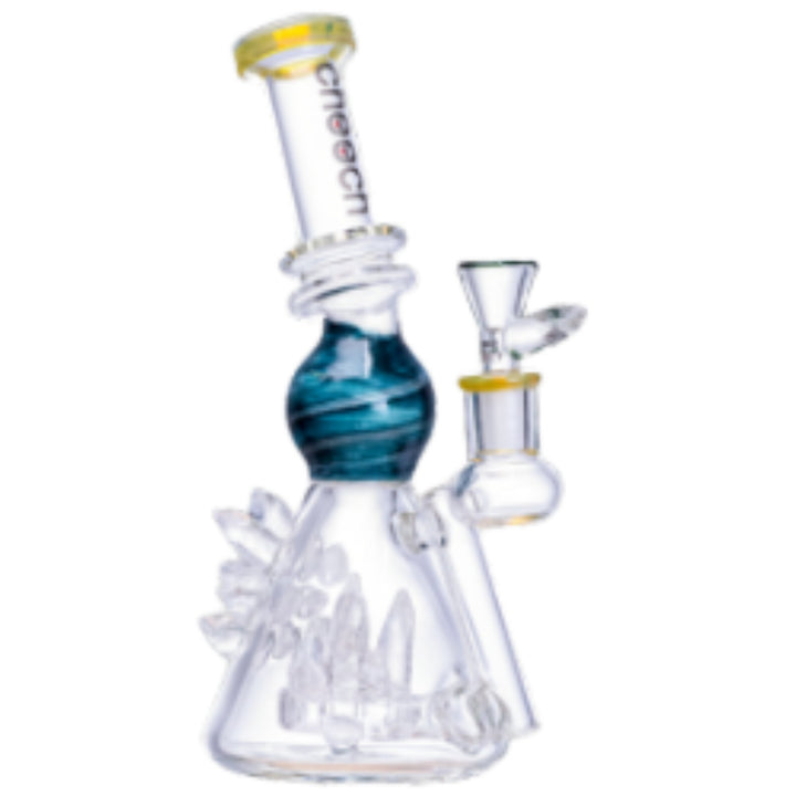 Cheech Glass 10" Crystal Dichro Rig (CHE-250) - SmokeTime