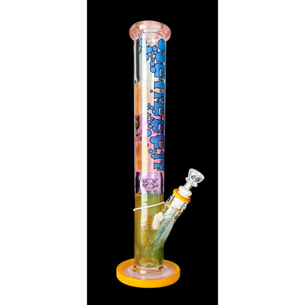 Cheech Glass 17" Multi Color Straight Tube (CHE-245) - SmokeTime
