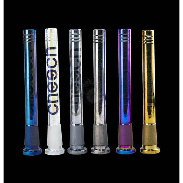 Cheech Glass 5.5" Downstem W/Slits - Electroplating style , assorted colors (STEM-013) - SmokeTime