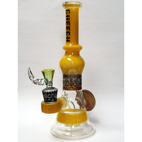 Cheech Glass 9” Full Colored Rig with Sandblast (CHE-208) - SmokeTime