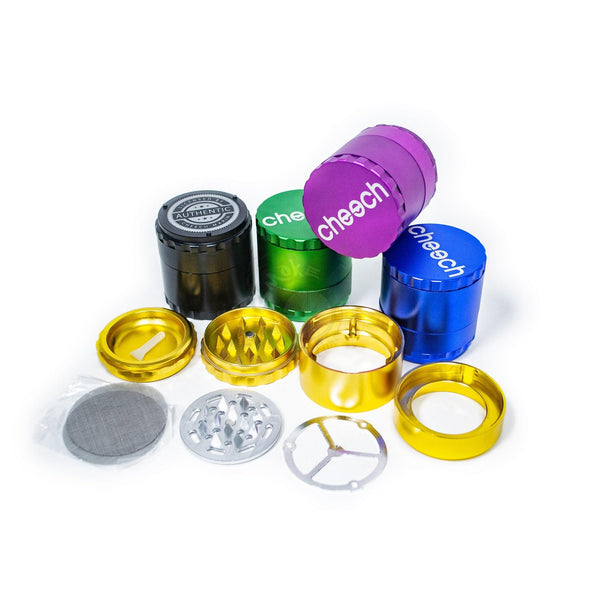 Cheech Herb Grinder with Removable Screen & Teeth - SmokeTime