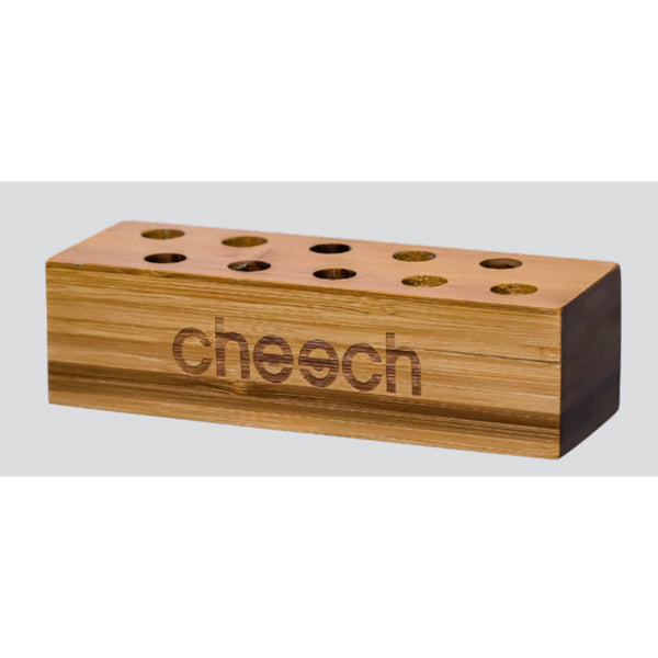 Cheech Wooden Downstem Stand - Holds 10 Downstems - SmokeTime