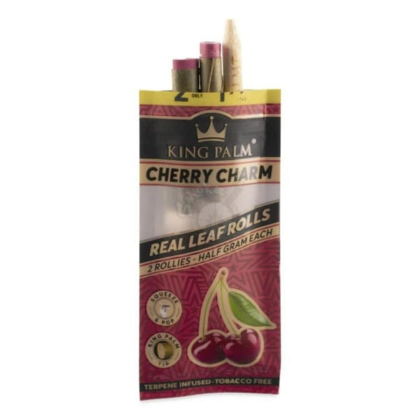 Cherry Charm Rollie King Palm Wraps - SmokeTime