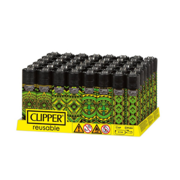 Clipper Azteca Leaves Lighters - SmokeTime